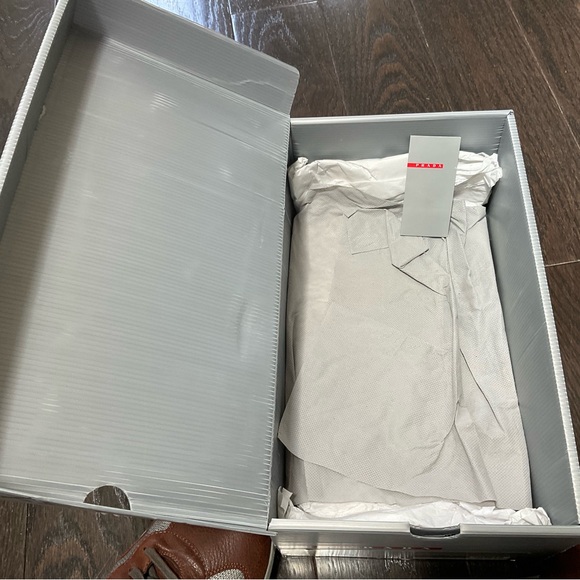 Prada Calzature Sneaker 13D brown + gray (with original box and shoe bag) - Picture 5 of 8